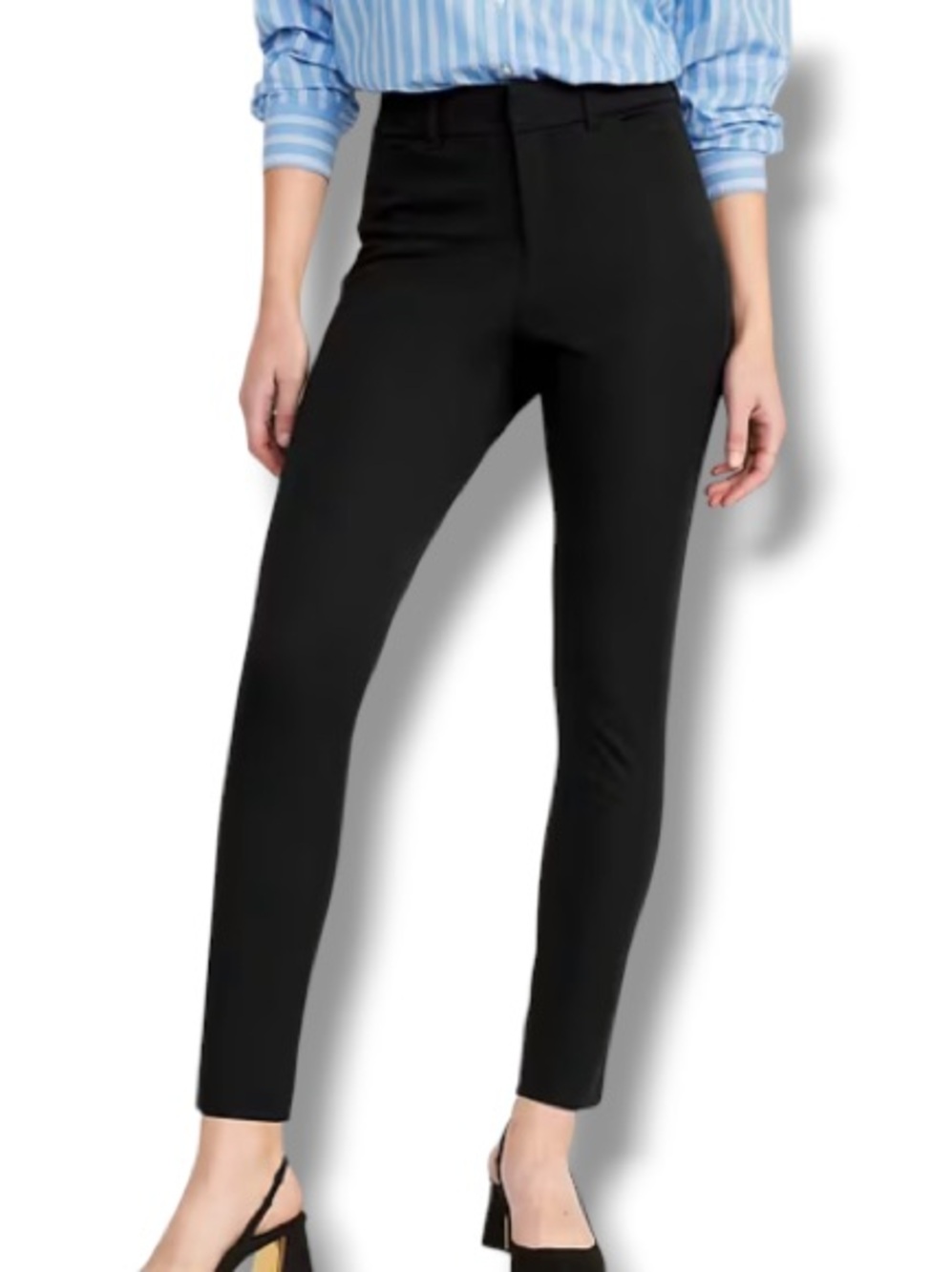 Old Navy Women’s Black High-Waisted Pixie Skinny Ankle Pants